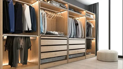 Freestanding wardrobe Design