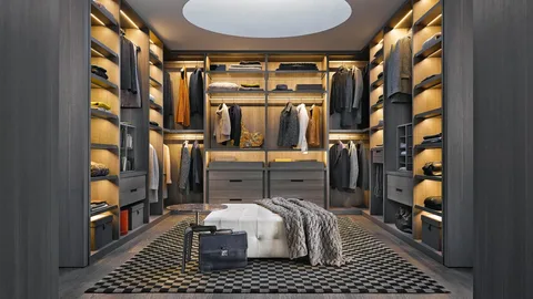 Freestanding wardrobe Design